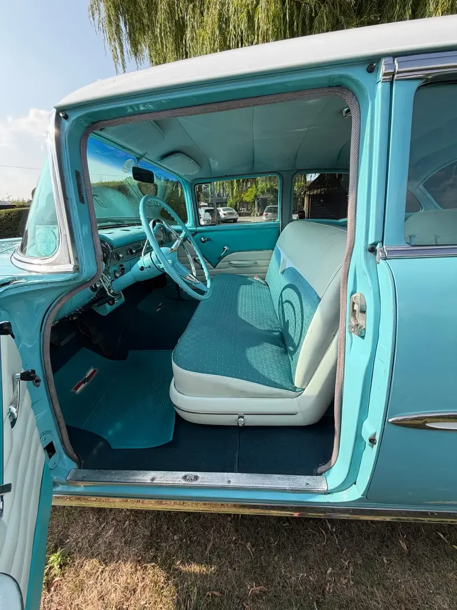 Used Chevrolet Bel Air 1955 White/blue Sedan