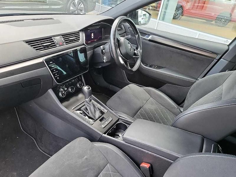 Used Skoda Superb SportlinePlus 110 HP (80 kW) 2024 Graphite grey metallic Hatchback