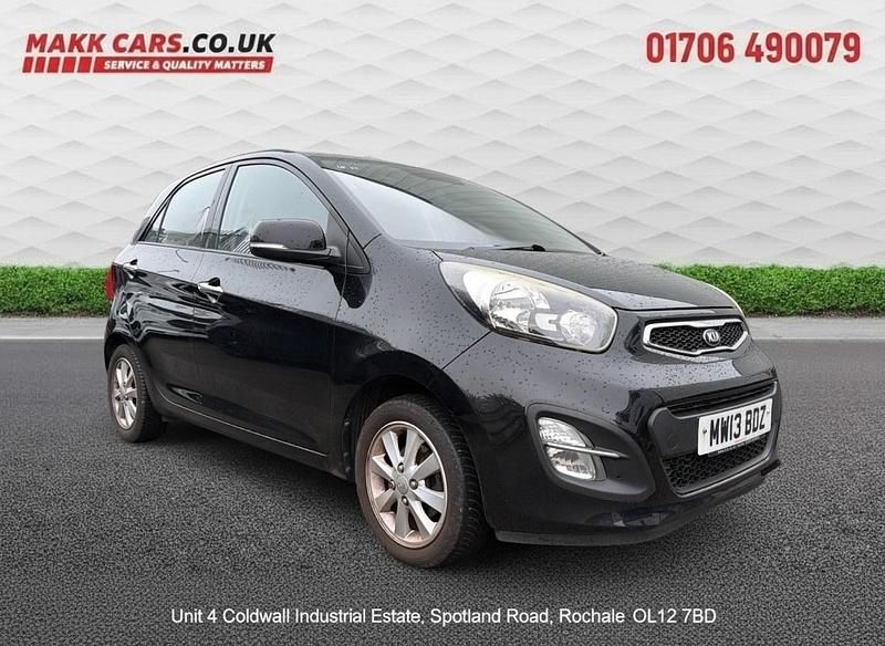 Used Kia Picanto 68 HP (50 kW) 2013 Black Hatchback