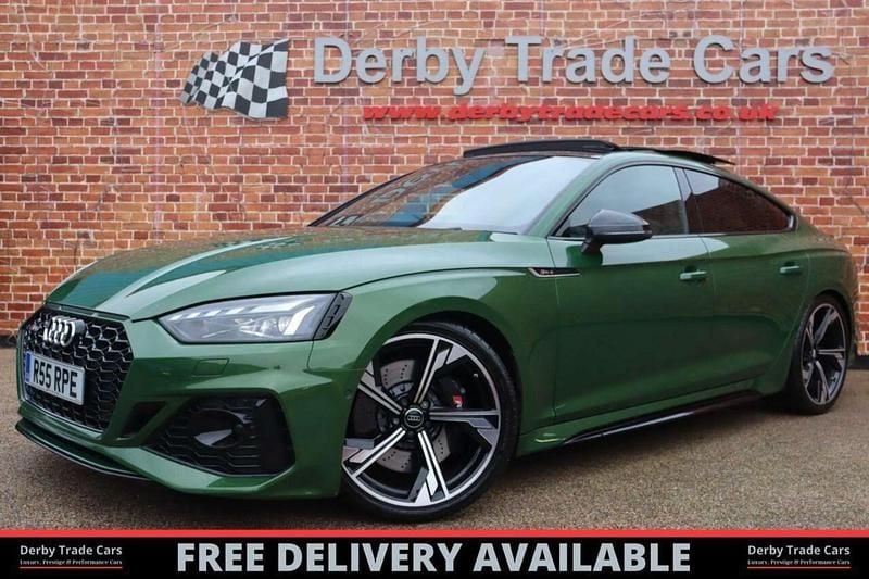 Used Audi RS5 Sportback Comfort 450 HP (330 kW) 2020 Green Hatchback