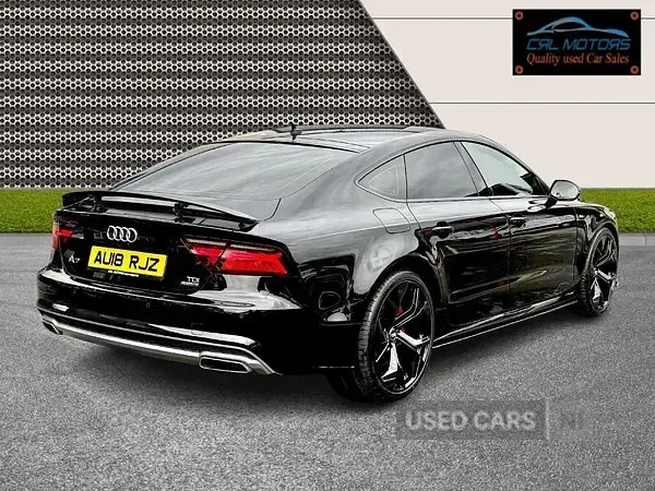 Usado Audi A7 Black Edition 286 CV (210 kW) 2018 Negro Utilitario