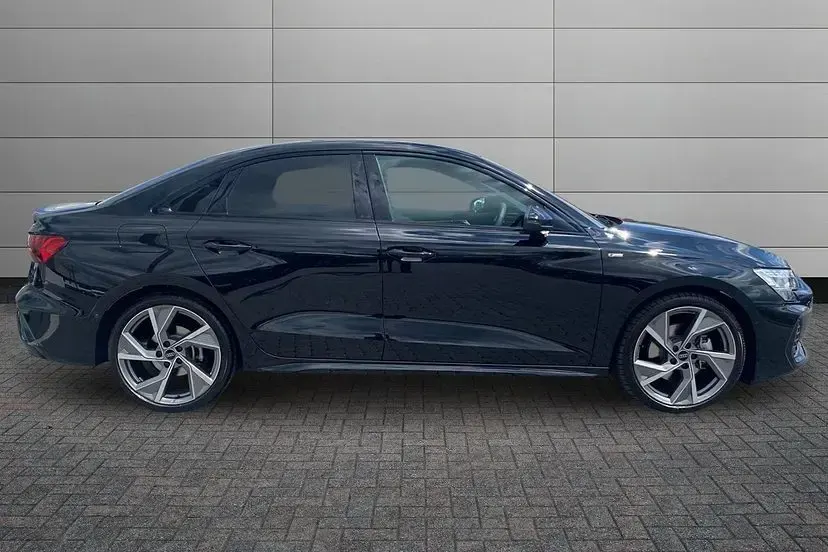 Used Audi A3 Black Edition 150 HP (110 kW) 2026 Mythos black Sedan