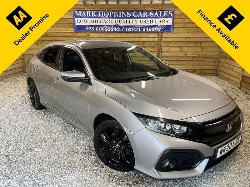 Silver Used 2020 Honda Civic SR Hatchback | £14,995 (Fair price) - Image 1/3