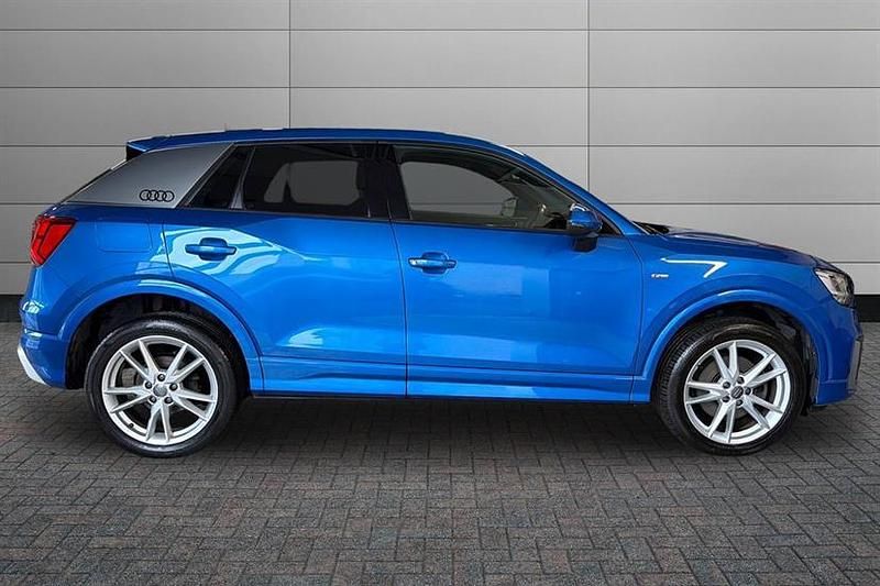 Used Audi Q2 S-Line 150 HP (110 kW) 2019 Ara blue SUV