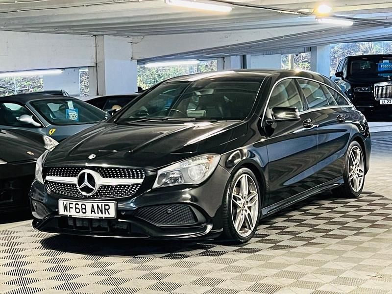 Black Used 2018 Mercedes CLA180 Shooting Brake AMG line Estate | £8,989 - Image 1/4