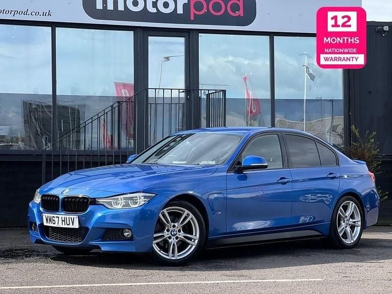 Used BMW 330 M Sport 252 HP (185 kW) 2017 Blue Sedan