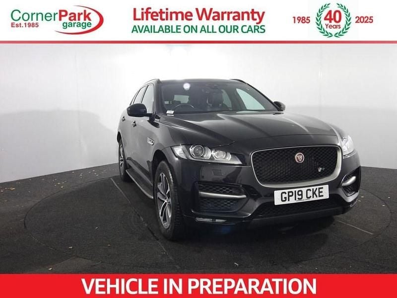 Black Used 2019 Jaguar F-Pace R-Sport SUV | £18,499 (Good price) - Image 1/1