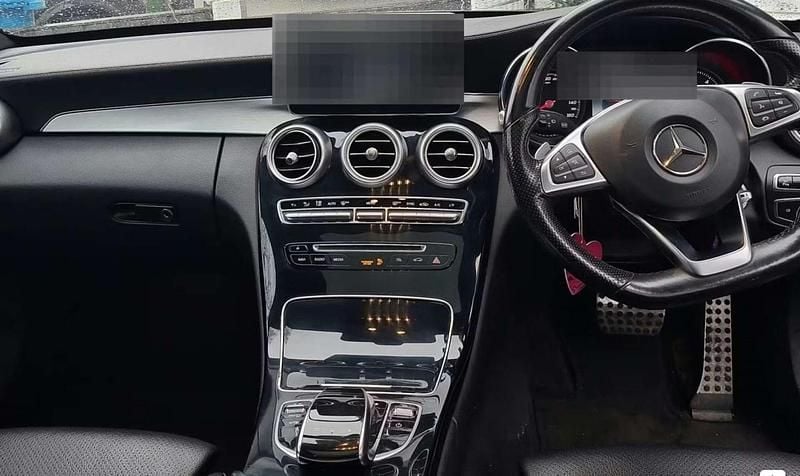 Used Mercedes C300e AMG Line Premium Plus 231 HP (169 kW) 2015 Black Estate