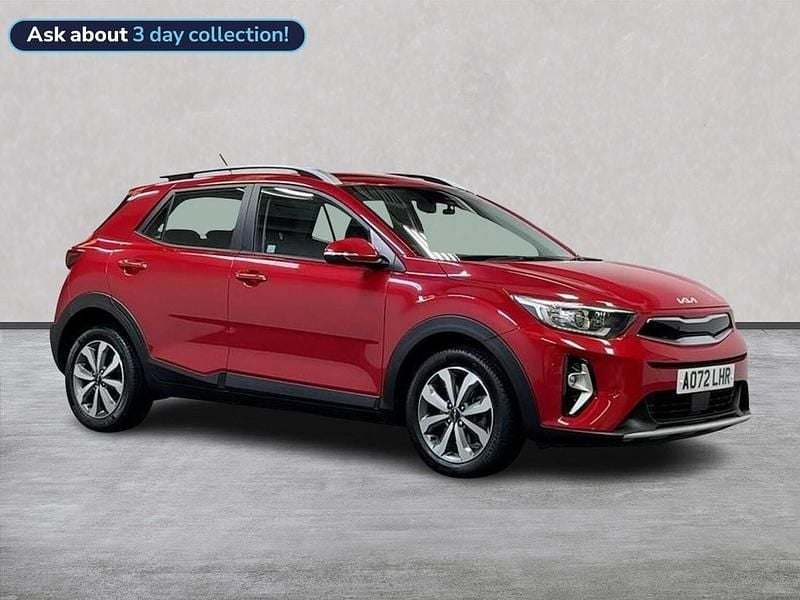 Red Used 2022 Kia Stonic 2 SUV | £12,393 (Fair price) - Image 1/4