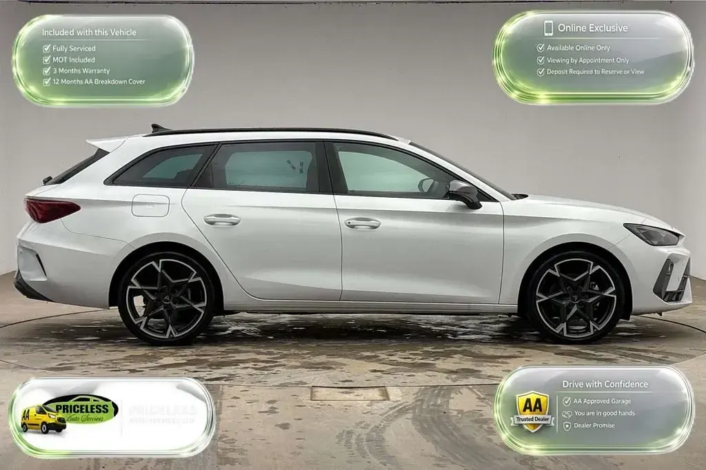 New Cupra Leon 150 HP (110 kW) 2025 White Estate