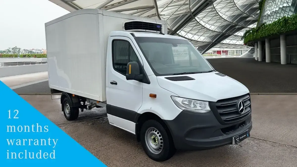 Begagnad Mercedes Sprinter 2019 Vit Van