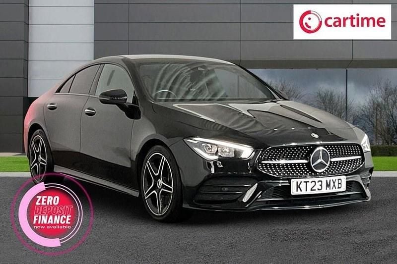 Black Used 2023 Mercedes CLA200 AMG Line Premium Coupe | £24,750 (Fair price) - Image 1/4