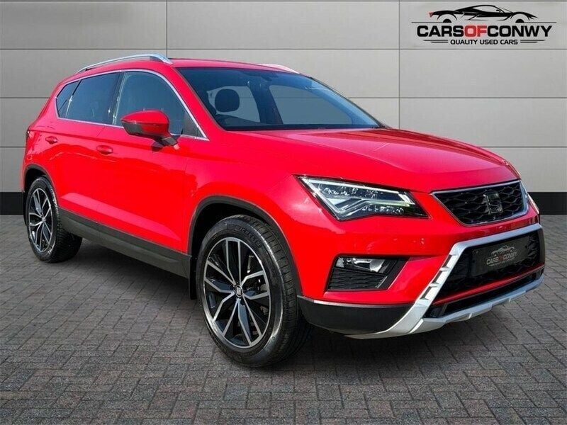Red Used 2016 Seat Ateca 4Drive SUV | £11,995 (Fair price) - Image 1/4