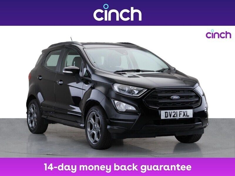 Black Used 2021 Ford Ecosport ST-Line SUV | £10,899 (Fair price) - Image 1/3