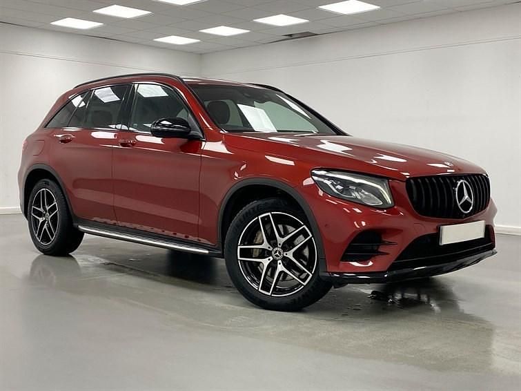 Used Mercedes GLC250 AMG line 2018 Red Estate