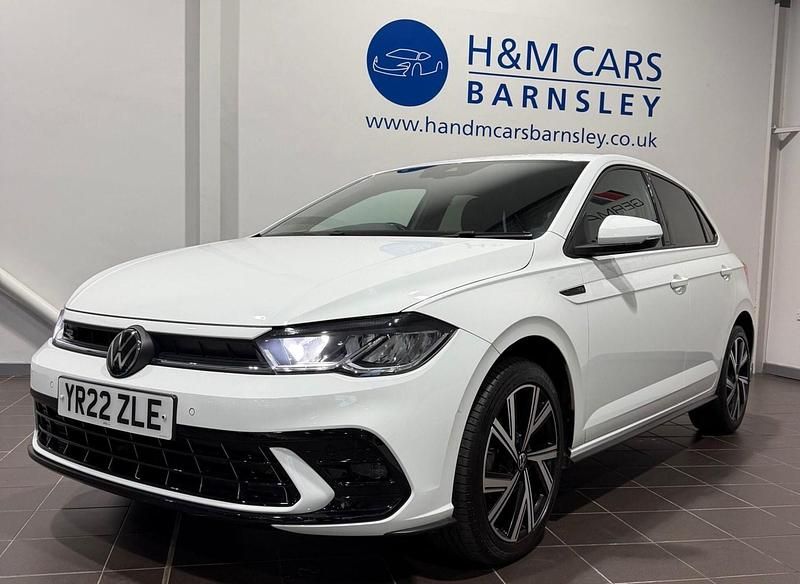 Used VW Polo R-line 95 HP (69 kW) 2022 White Hatchback
