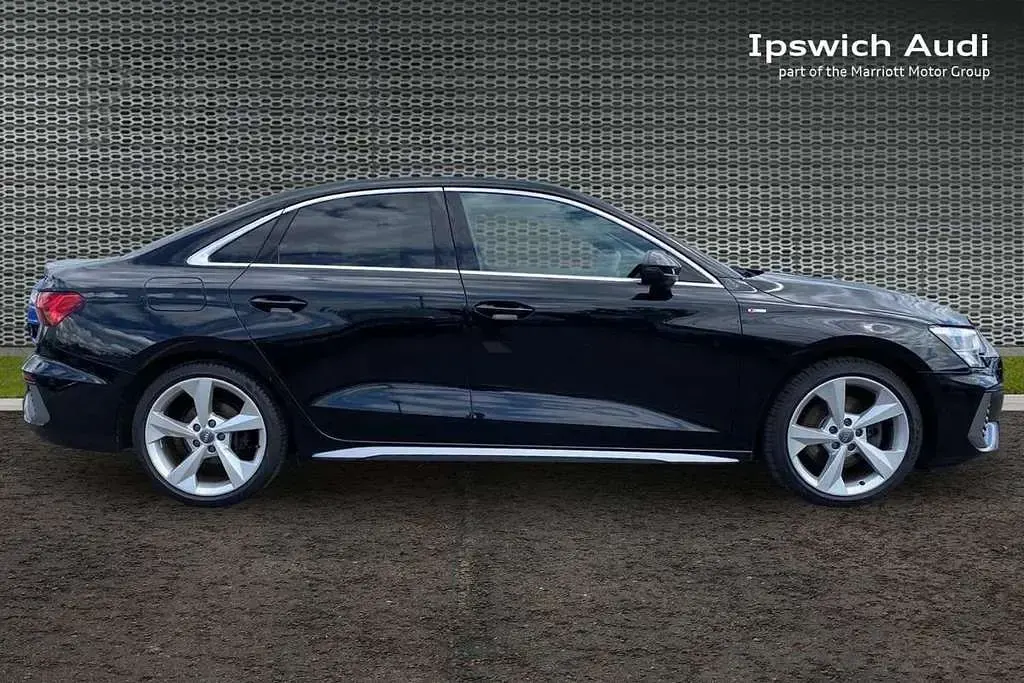 Used Audi A3 S-Line 147 HP (108 kW) 2020 Black Sedan