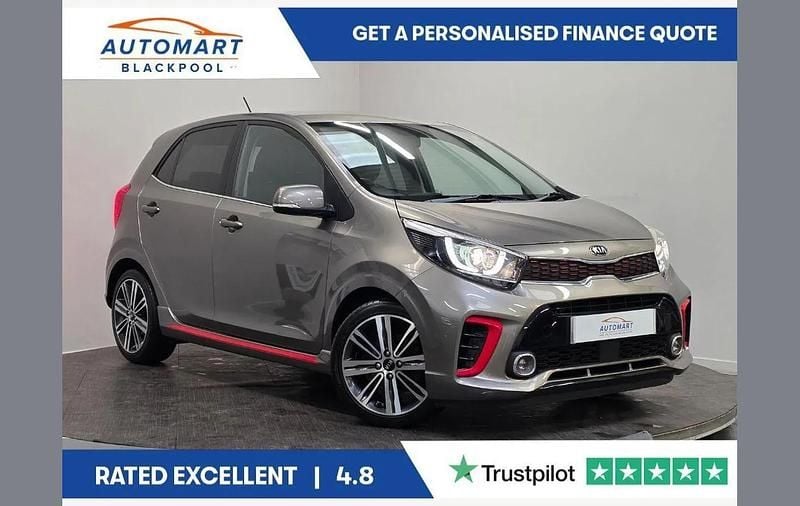 Silver Used 2017 Kia Picanto GT-Line Hatchback | £7,495 (Fair price) - Image 1/4