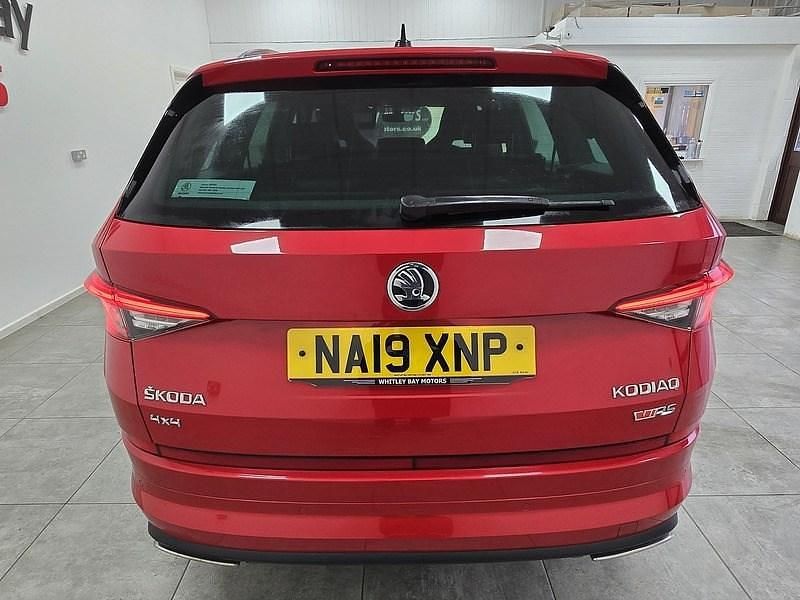 Used Skoda Kodiaq vRS 239 HP (175 kW) 2019 Red SUV