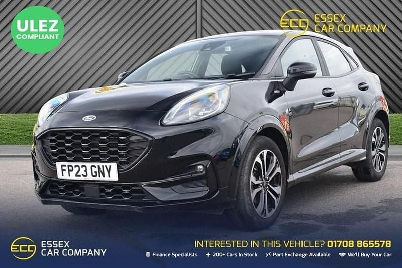 Black Used 2023 Ford Puma Gen-E ST-Line SUV | £14,350 (Fair price) - Image 1/1