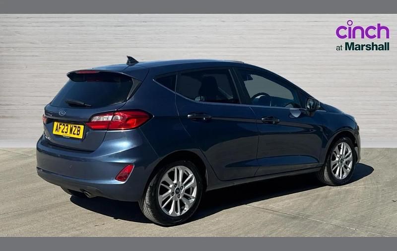 Used Ford Fiesta Titanium 100 HP (73 kW) 2023 Chrome blue (premium colour) Hatchback