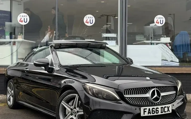 Used Mercedes C220 AMG line 170 HP (125 kW) 2017 Cabriolet
