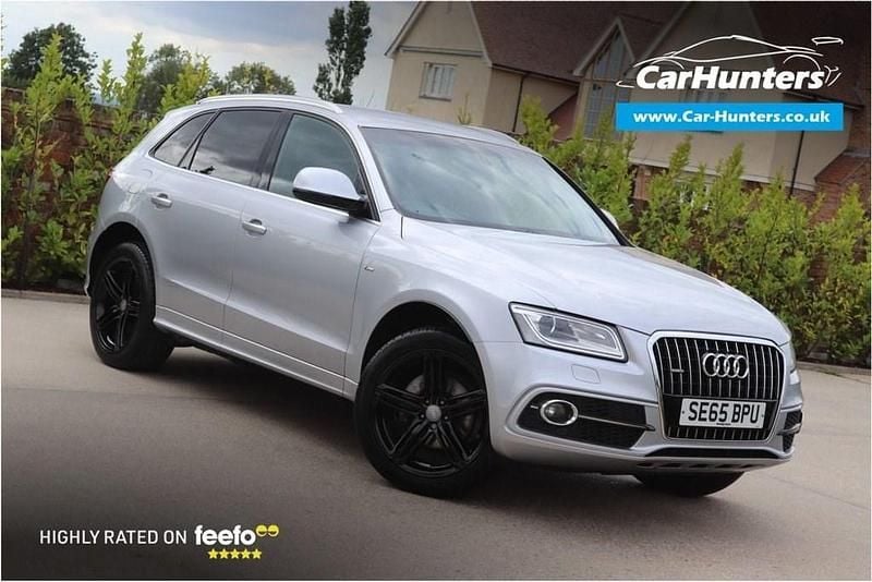 Silver Used 2015 Audi Q5 S-line plus SUV | £10,995 (Good price) - Image 1/4