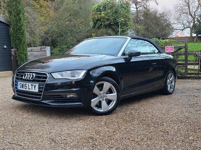 Black Used 2015 Audi A3 Cabriolet Sport Cabriolet | £8,699 (Fair price) - Image 1/3