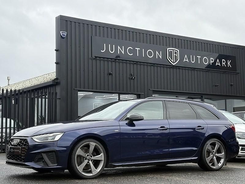 Used Audi A4 Black Edition 163 HP (119 kW) 2020 Blue Estate
