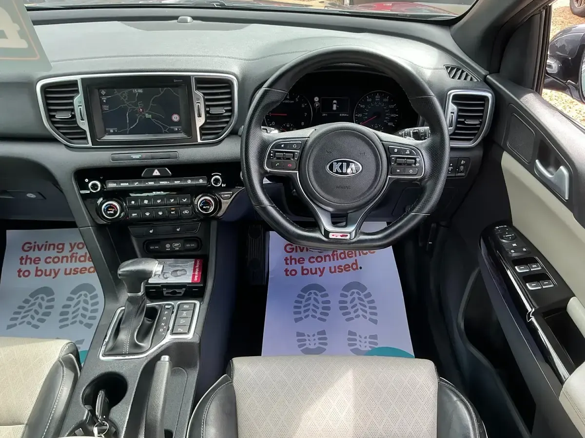 Used Kia Sportage GT-Line 174 HP (127 kW) 2016 Silver SUV