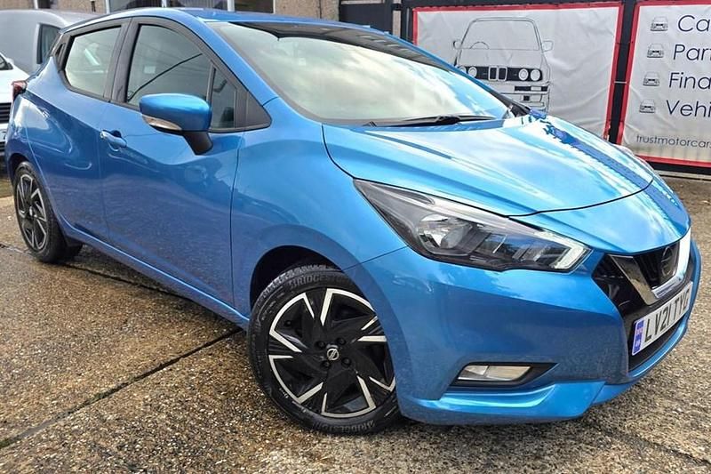 Blue Used 2021 Nissan Micra Acenta Hatchback | £11,400 (Fair price) - Image 1/1