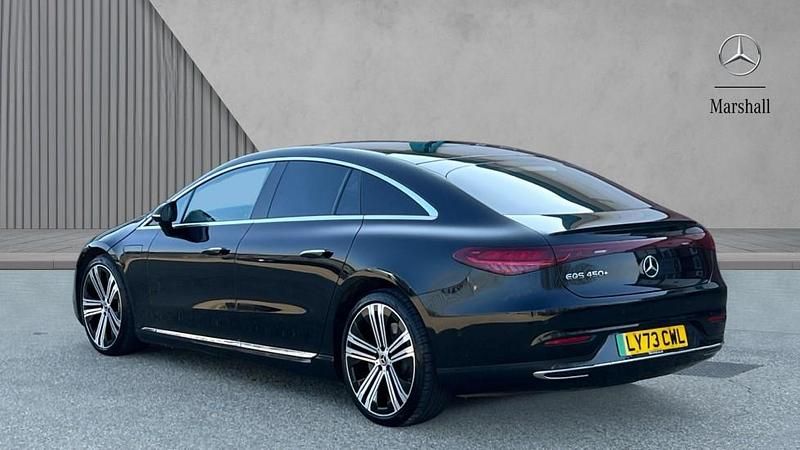 Used Mercedes EQS450+ Exclusive Luxury 244 kW (333 HP) 2023 Obsidian black metallic Sedan
