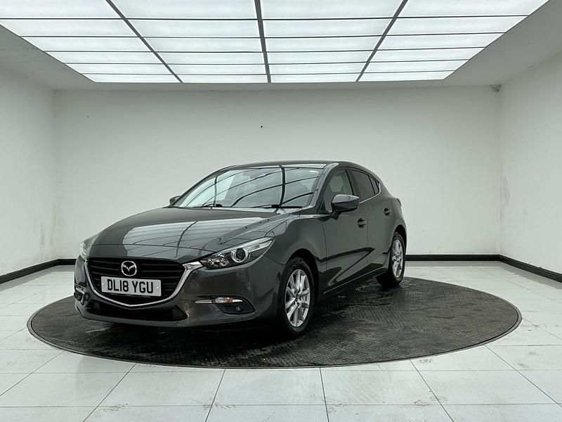 Begagnad Mazda 3 121 HK (88 kW) 2018 Grå Halvkombi