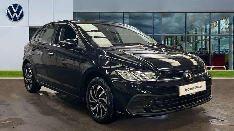Black Used 2023 VW Polo Life Hatchback | £17,287 (Fair price) - Image 1/4