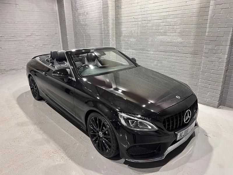 Used Mercedes C300 AMG Line Premium Plus 2018 Black Cabriolet