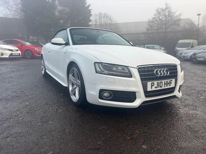 Used Audi A5 Cabriolet S-Line 2010 White Cabriolet