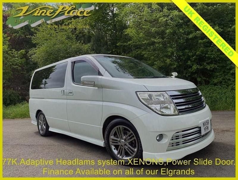 Used Nissan Elgrand S 250 HP (183 kW) 2008 White MPV