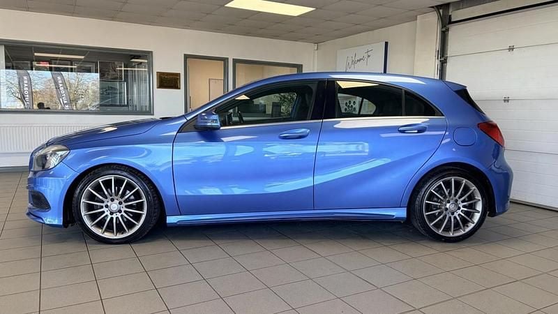 Used Mercedes A200 AMG 136 HP (100 kW) 2014 Blue Hatchback