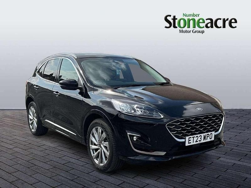 Black Used 2023 Ford Kuga Vignale SUV | £26,995 (A bit pricey) - Image 1/4
