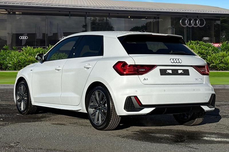 New Audi A1 Sportback S-Line 2025 White Hatchback