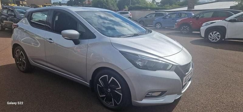 Used Nissan Micra Acenta 92 HP (67 kW) 2022 Silver Hatchback