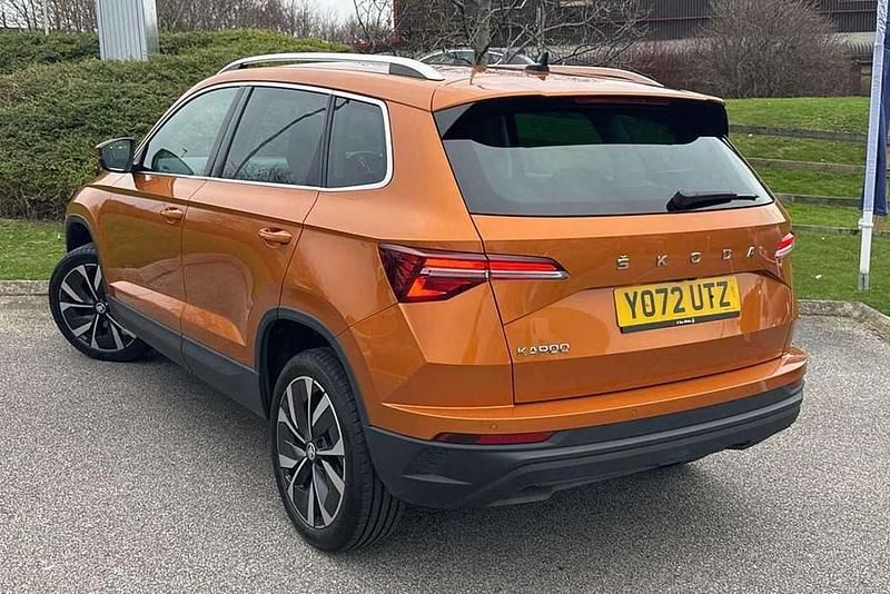 Used Skoda Karoq SE L 150 HP (110 kW) 2023 Phoenix orange metallic SUV