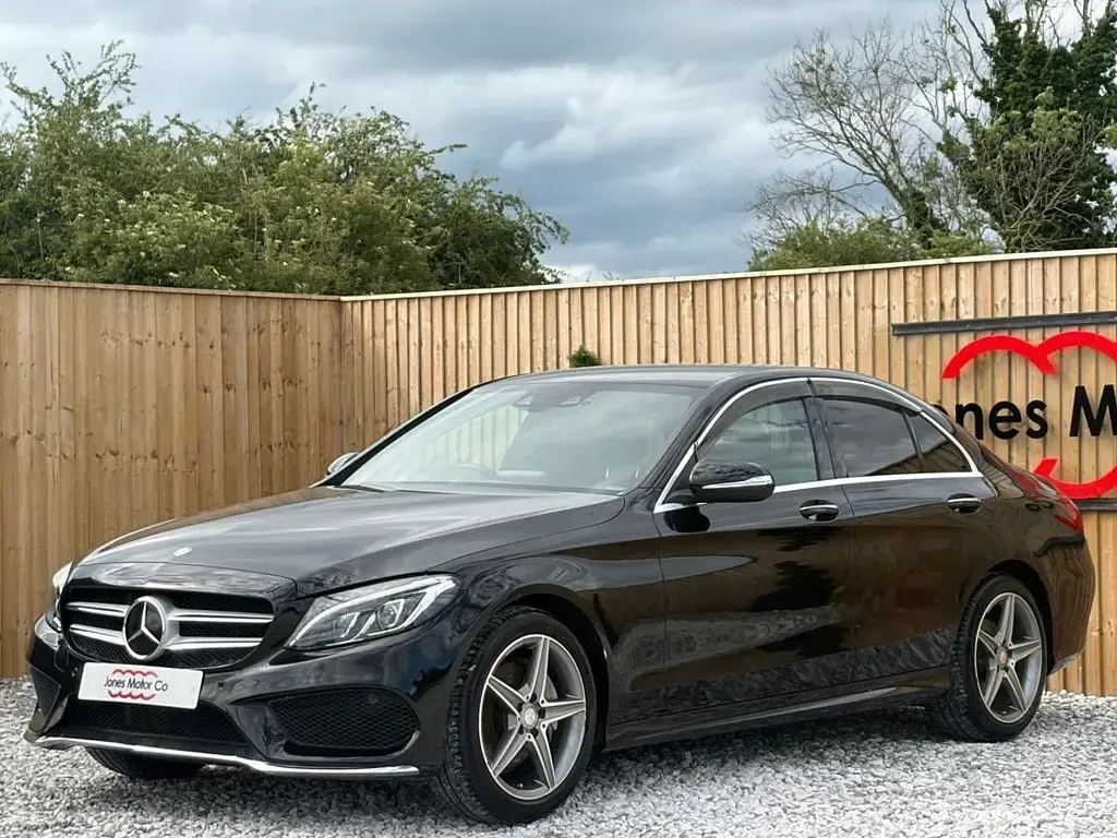 Used Mercedes C200 AMG line 184 HP (135 kW) 2014 Black mdnm6 Sedan