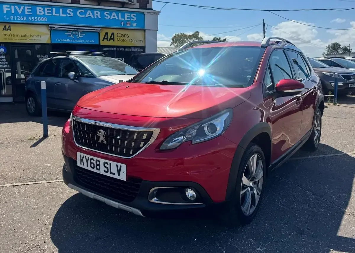 Used Peugeot 2008 Allure 130 HP (95 kW) 2018 Red SUV