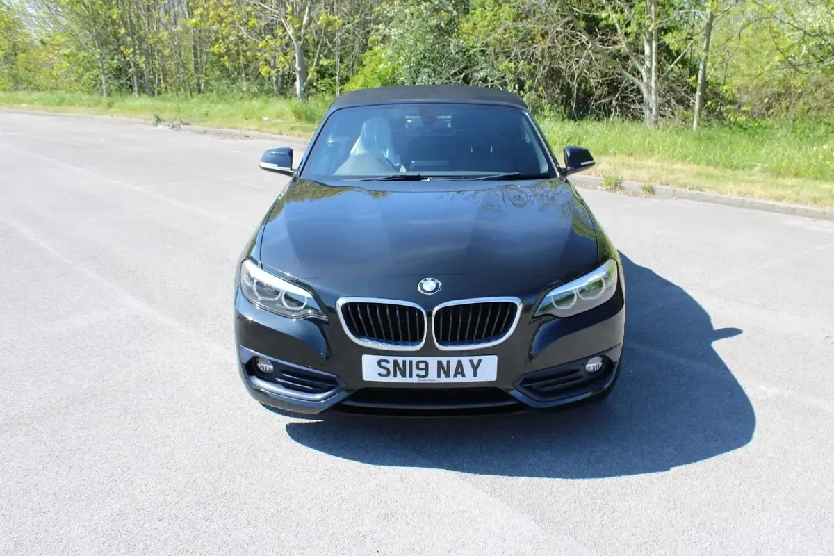 Used BMW 218 Sport Line 147 HP (108 kW) 2019 Black Cabriolet