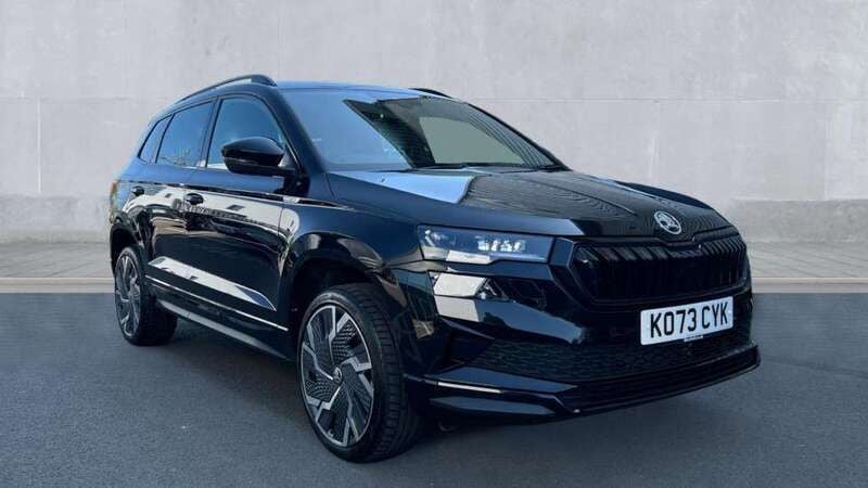Black Used 2024 Skoda Karoq SportLine SUV | £28,690 (Fair price) - Image 1/4