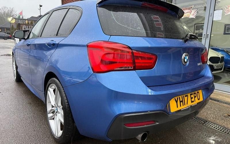 Used BMW 118 M Sport 136 HP (100 kW) 2017 Blue Hatchback
