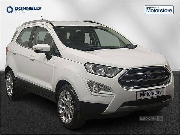White Used 2020 Ford Ecosport Titanium SUV | £10,885 (Fair price) - Image 1/4