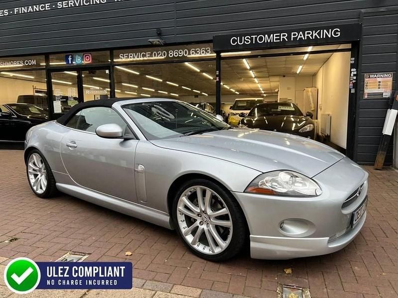 Used Jaguar XK 300 HP (220 kW) 2007 Silver Cabriolet