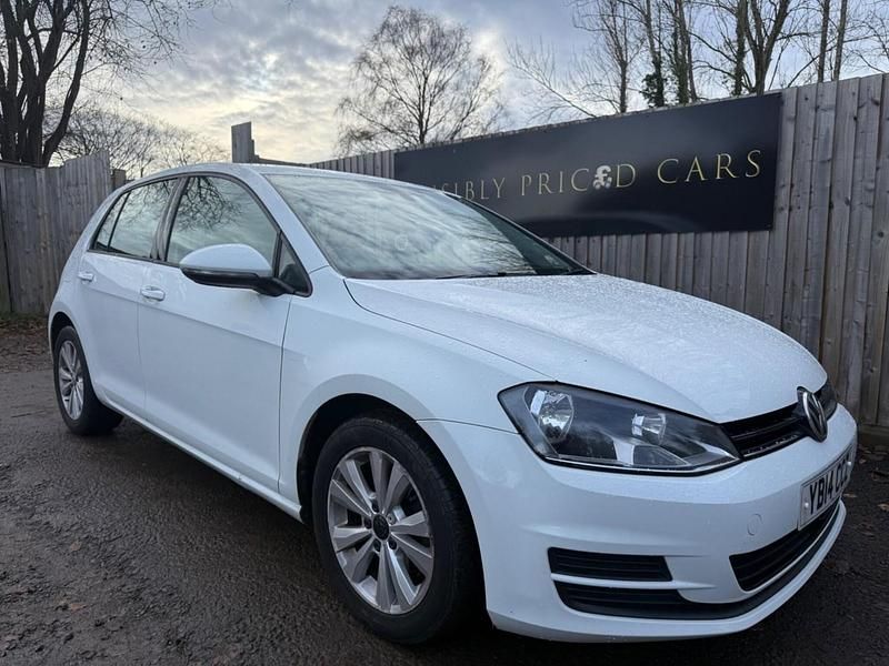 White Used 2014 VW Golf VII SE Hatchback | £5,889 (Good price) - Image 1/4